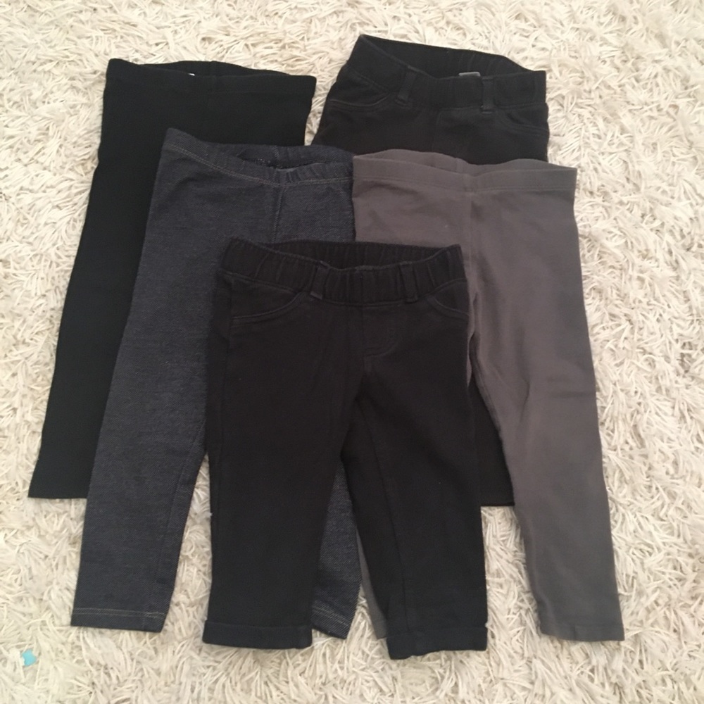Bundle of leggings, 2T